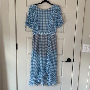 For Love and Lemons blue plaid dress
